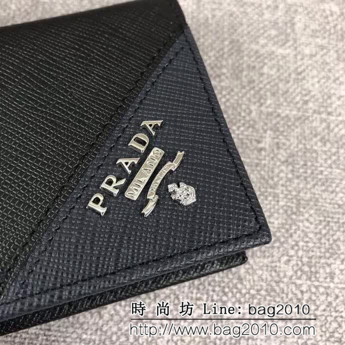 PRADA普拉達 專櫃最新款式 爆款男士卡包 2MC122 DD1067